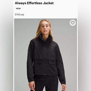 Lululemon rain jacket. Like new.